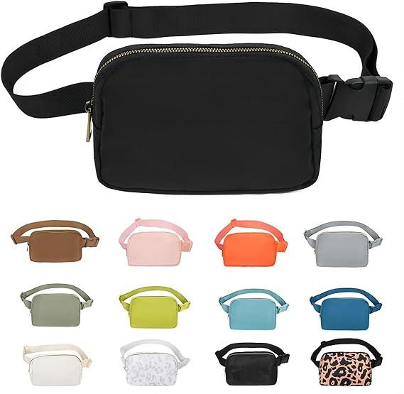 VOROLO Waist Pack for Running Fanny Pack for Women and Men Crossbody Belt Bag Bum Bag with Adjust... | Amazon (US)