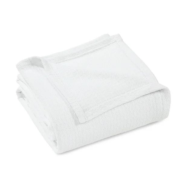 Impressions Solid Woven Cotton Throw Blanket | Walmart (US)