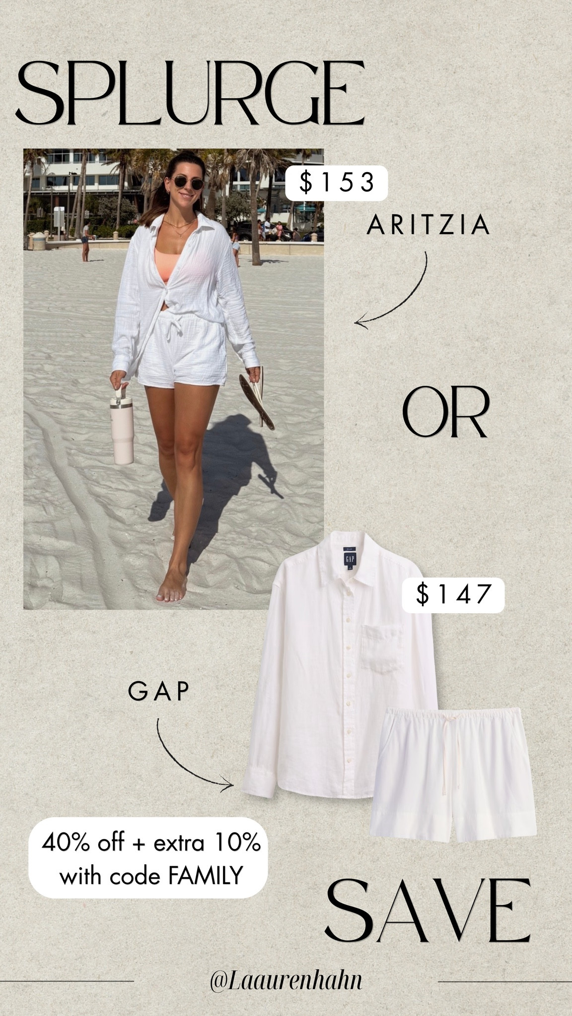Splurge OR Save! The same outfit from Gap is on major sale right now!! Save 40% off + an extra 10% off with code FAMILY!

#LTKgrwm #LTKootd #LTKSaleAlert
