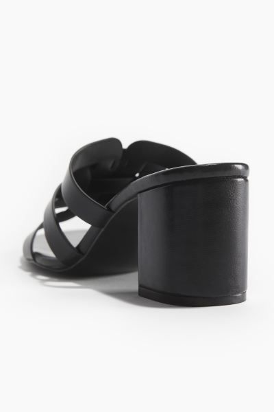 Block-heeled sandals - High heel - Black - Ladies | H&M GB | H&M (UK, MY, IN, SG, PH, TW, HK)