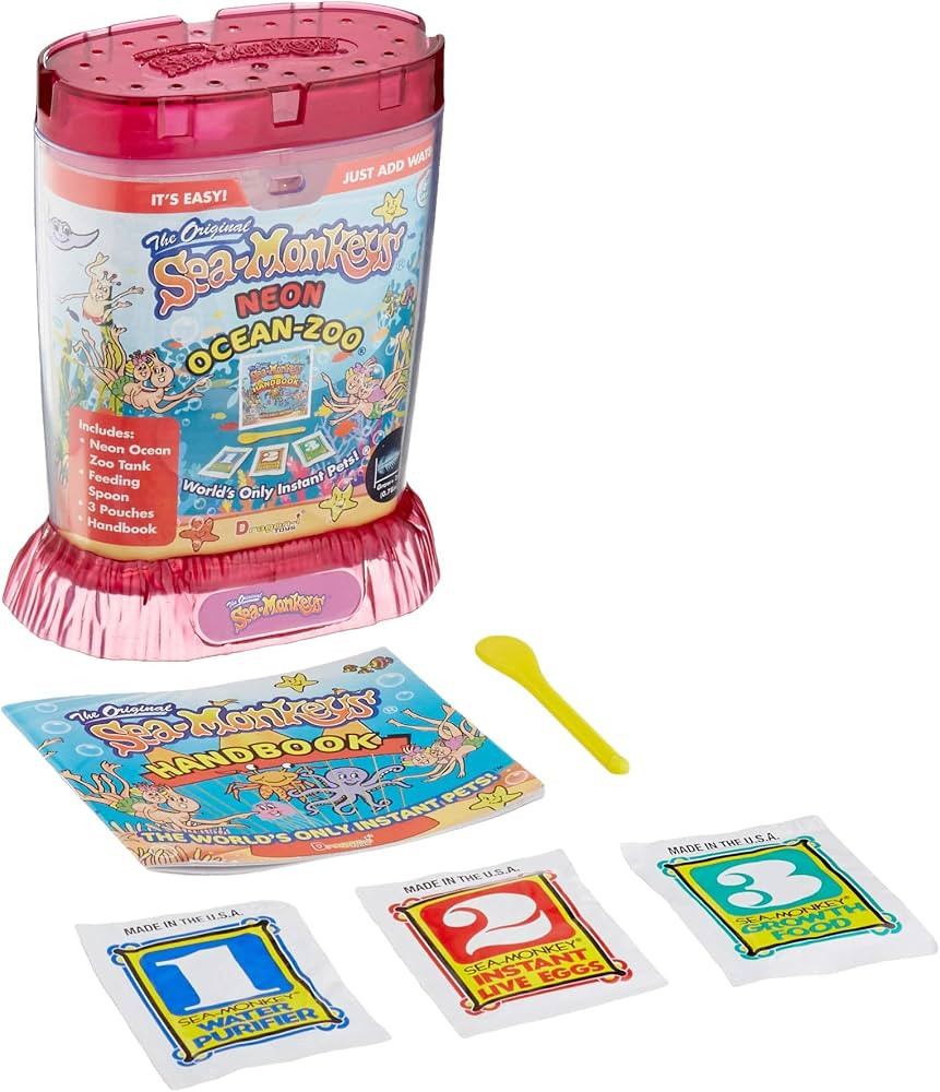 Sea Monkey's Plastic Schylling Ocean Zoo - Colors May Vary for Fish | Amazon (US)