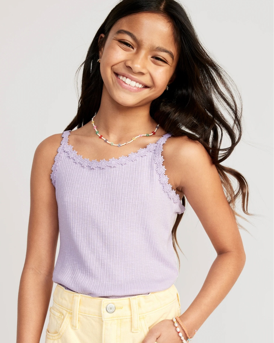Girls Summer Lace Tank

#LTKkids
