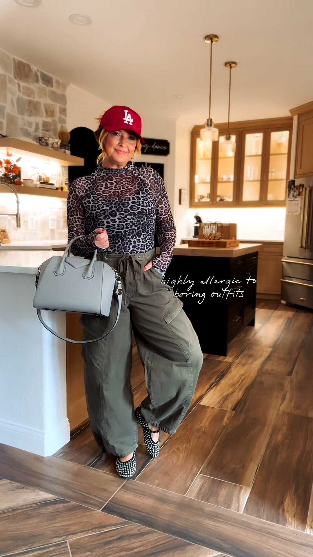 Wednesday OOTD in these $30 Target cargo pants + leopard mesh top from Amazon 🫶🏻

#LTKootd #LTKOver40