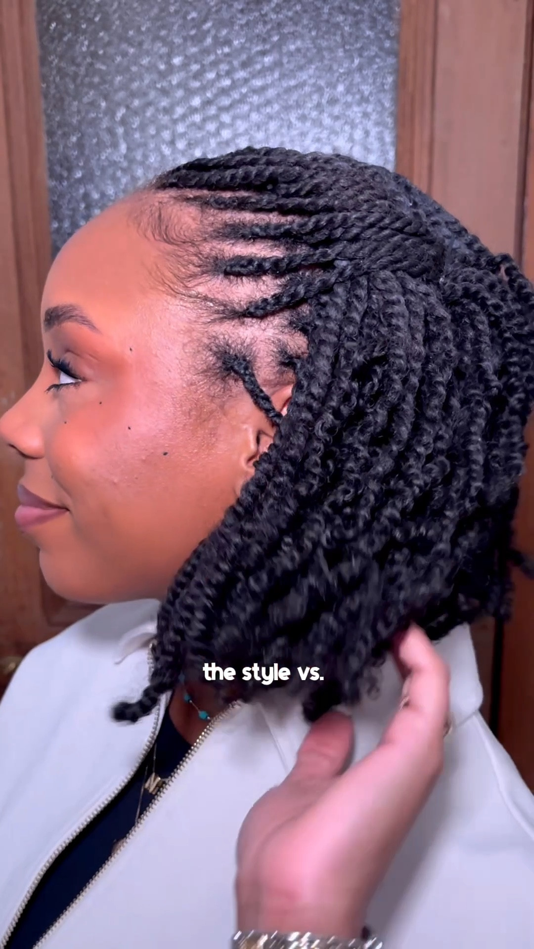 alright girls!! here’s everything I used to install these mini twists:
 
- 1 pack of outre xpressions afro springy twist hair 16”
- moisturizing cream 
- braiding gel 
- lightweight gel 
- setting mousse 

#minitwists #minitwistswithextensions #naturalhair #type4hair #protectivestyles 