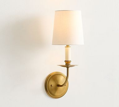 Hayden Metal Single Sconce (16") | Pottery Barn (US)