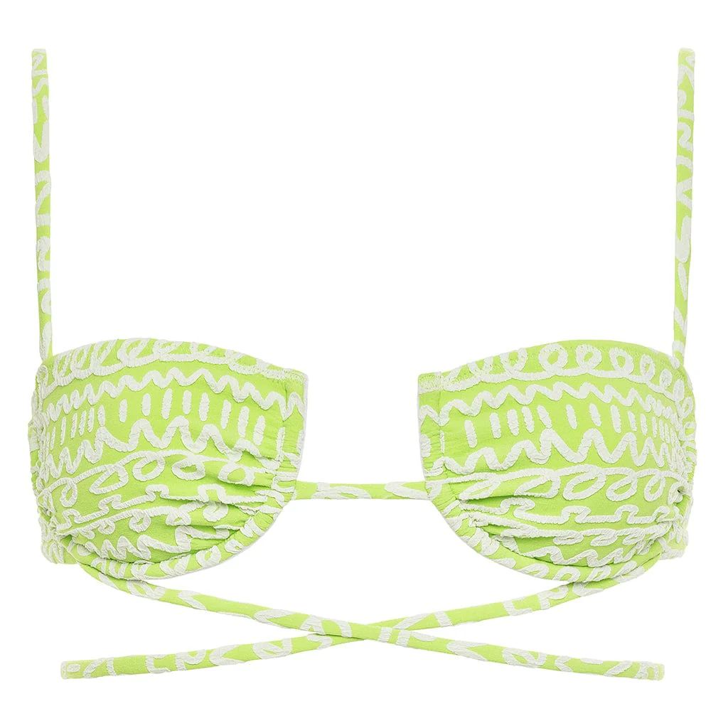 Lime Icing Simone Bikini Top | Montce