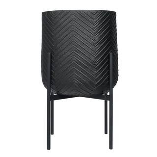 Hello Honey® 25.5" Black Metal Planter with Stand | 15.3" x 25.5" | Michaels® | Michaels Stores