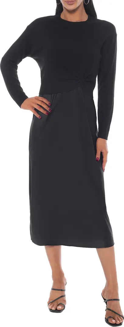 Satin Slipdress & Sweater | Nordstrom Rack