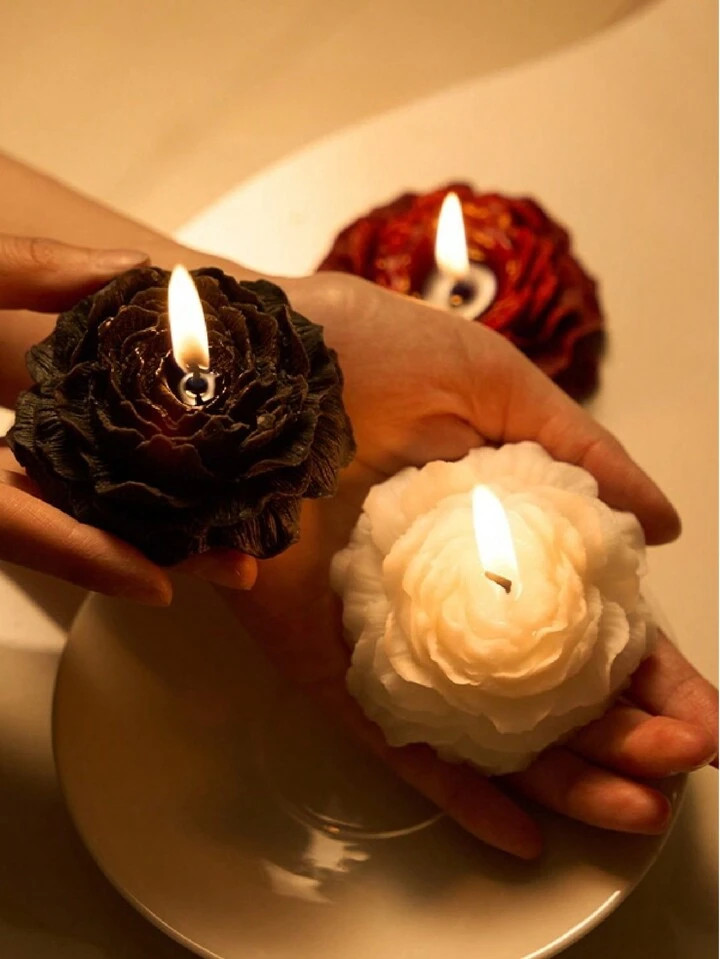 1pc Aromatherapy Candle Ornaments, Valentine's Day Romantic Candle, Low Temperature No Hurting Sk... | SHEIN
