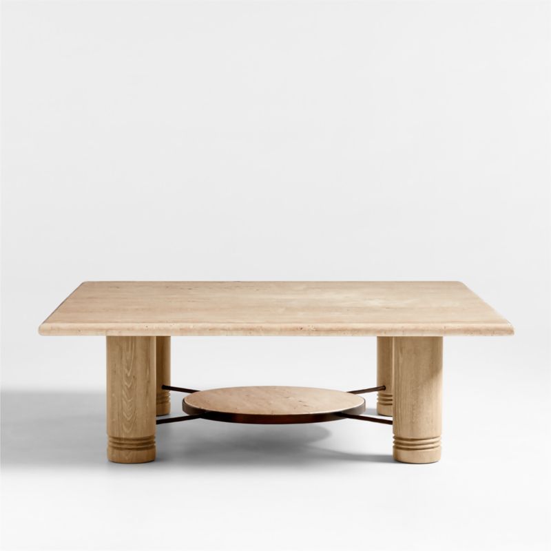 Revival Square Coffee Table by Athena Calderone + Reviews | Crate & Barrel | Crate & Barrel