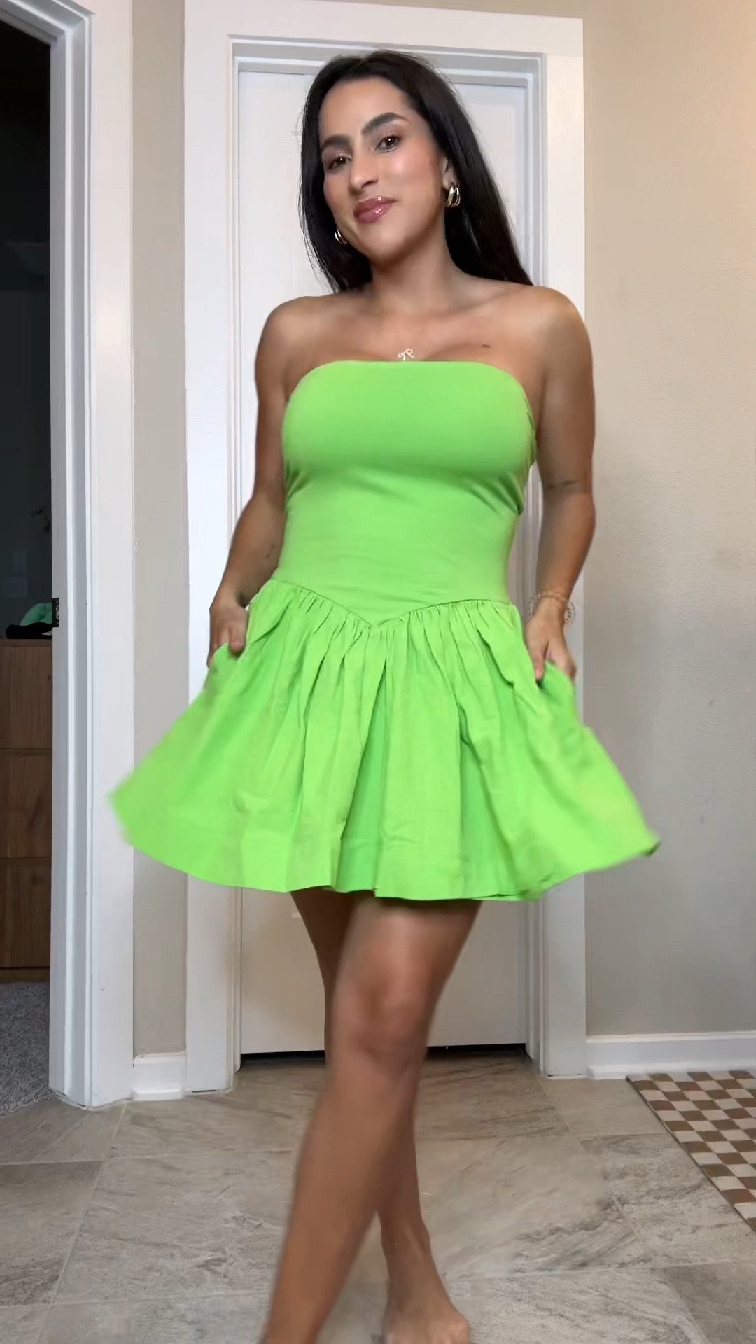 The perfect summer dress 😍 wearing size XS comes in 3 other colors! 

Free people style, summer outfits, summer dress, vacation outfits, petite style 

#LTKVideo #LTKFindsUnder100 #LTKStyleTip