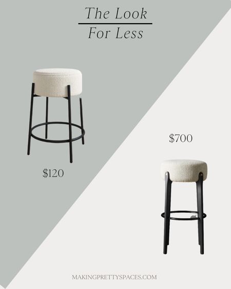 Look for less, splurge vs save, home decor, bar stools, chic home, interior design, sale picks 

#LTKSeasonal #LTKhome