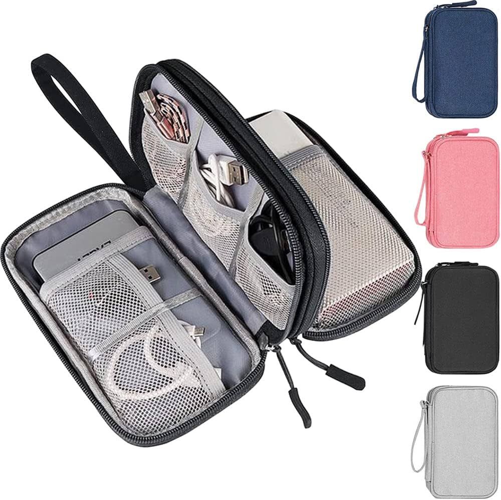 Electronic Organizer, Travel Cable Organizer Bag Pouch Electronic Accessories Carry Case Portable... | Amazon (US)