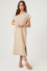 Cap-Sleeve T-Shirt Midi Dress | Forever 21 (US)