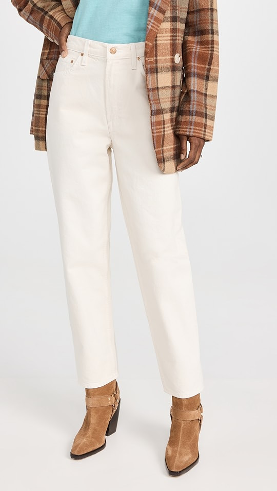 SNACKS! High Waist Double Stack Ankle Jeans | Shopbop