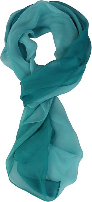 PANTONIGHT Long Chiffon Sheer Scarf Gradient Shaded Colors Lightweight Scarf For Womens | Amazon (US)