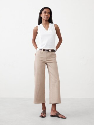 Premium Cotton V-Neck Tank | Banana Republic Factory