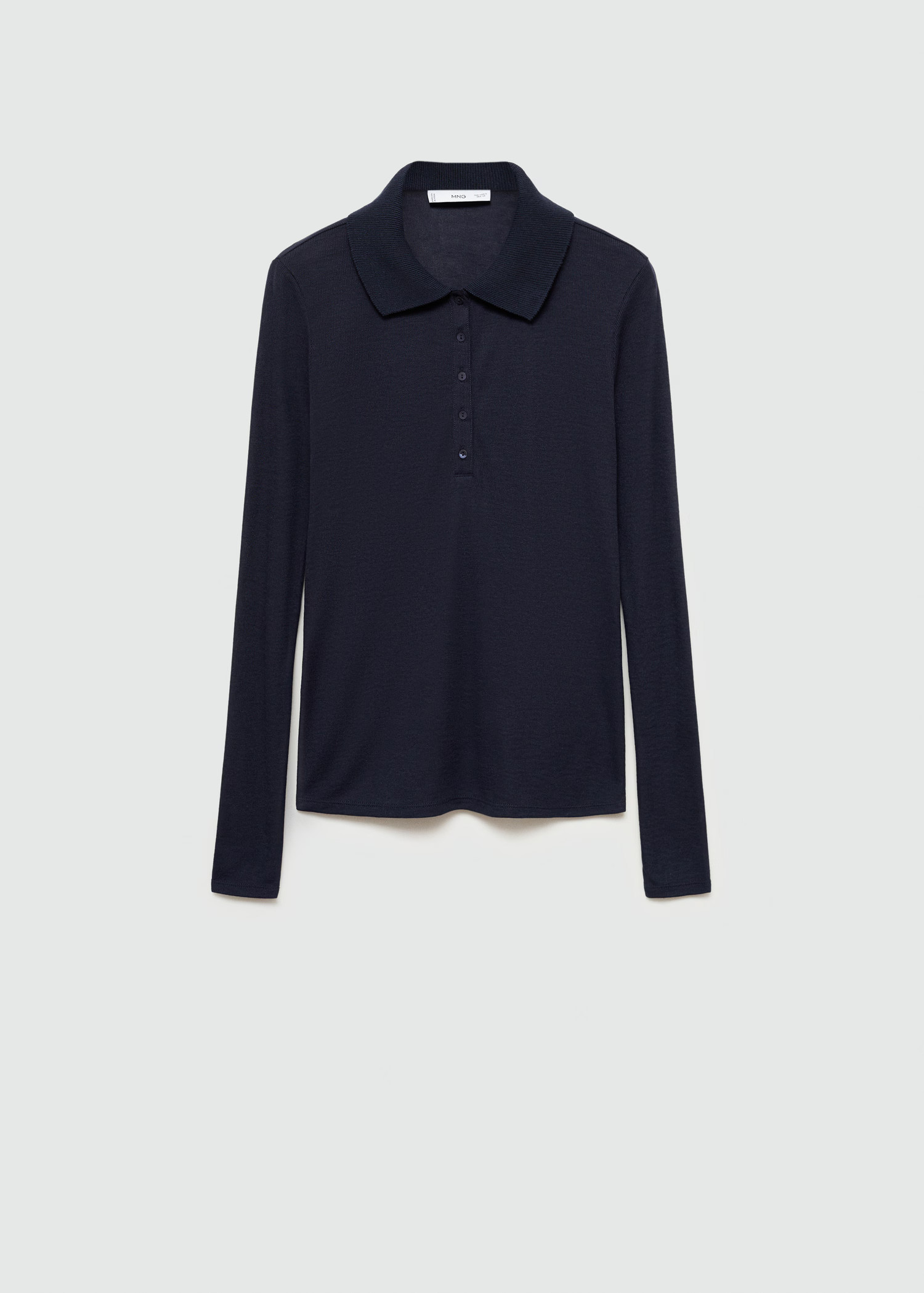 Button-down collar polo shirt | MANGO (UK)