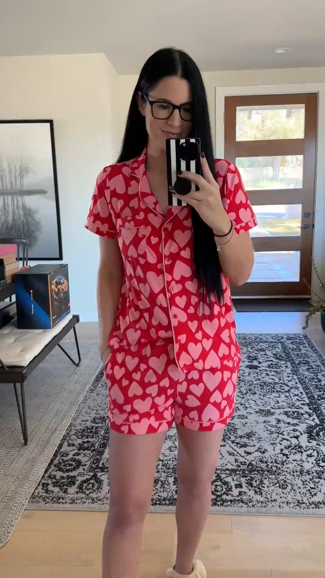 These cute Valentine’s Day pajamas have been restocked! I wear a small. 

#LTKmorningroutine #LTKHoliday #LTKFindsUnder50