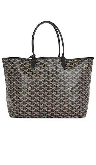 Goyard Saint Louis PM Coated Canvas Tote Bag in Black | Revolve Clothing (Global)