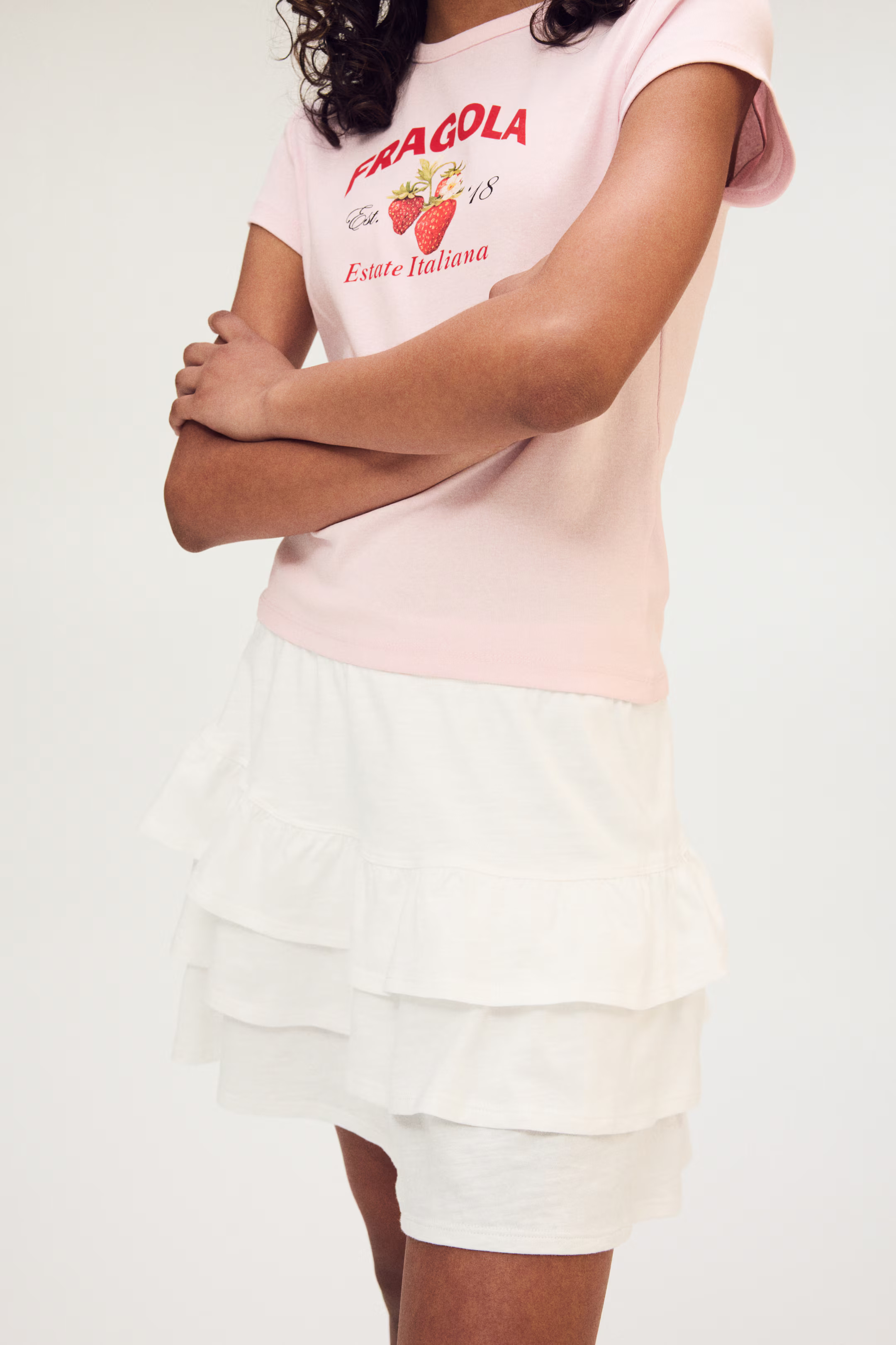 Tiered Jersey Skirt | H&M (US + CA)