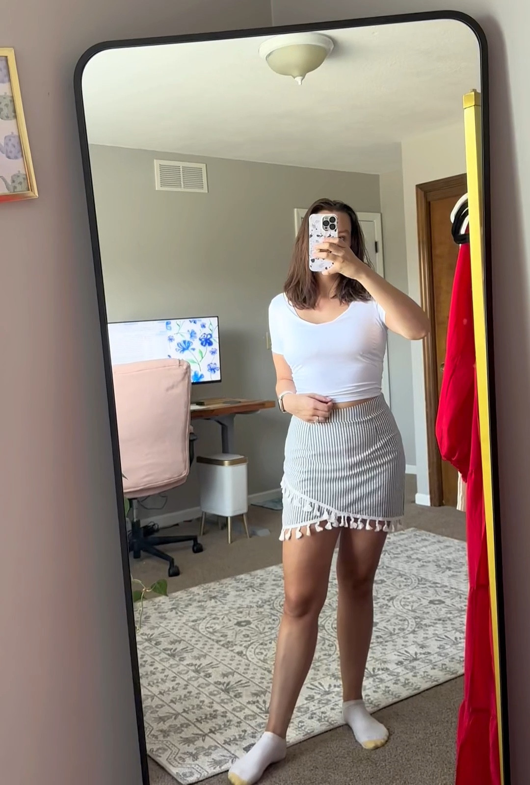 Pink lily spring 2023 haul! 

During the #LTKsale pink lily will be 25% off site wide! Check out some of my recent favorites from them:

💙 Blue gray striped mini skort with tassel

💙 cream and blue floral skirt

💙 White padded bra tshirt 

💙  black romper dress

💙 cream linen look romper dress

#LTKSeasonal #LTKSale #LTKFind