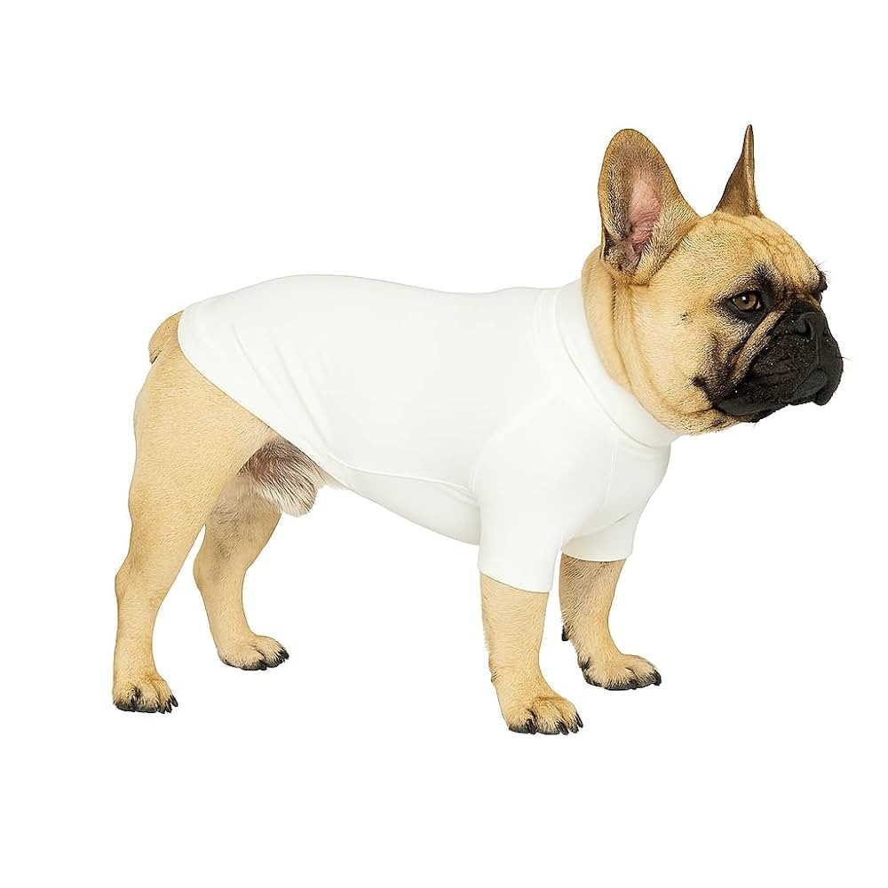 Premium Yoga-Fabric Dog T-Shirt – Breathable, Stretchy, Anti-Shedding Pet Clothes for All Seaso... | Amazon (US)