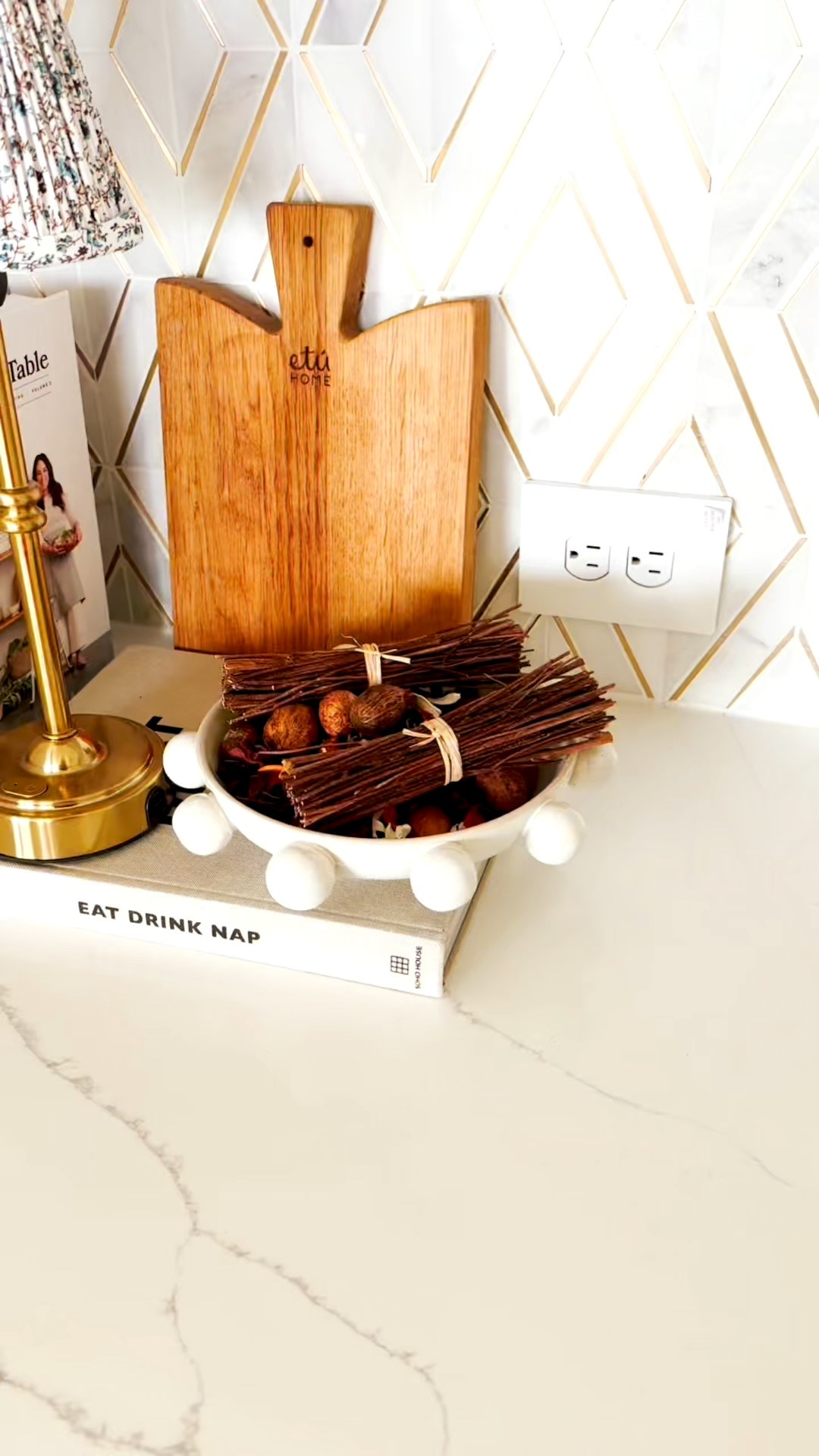 Adding little touches of fall to our kitchen. Natural organic with fall scents. Simple but impactful. 

Kitchen fall decor, wood charcuterie board, wireless lamp, cooking books, target home, Amazon home, neutral warmth touches, earthy tones, natural accents, cozy and warm fall decor

#LTKSeasonal #LTKSaleAlert #LTKHome