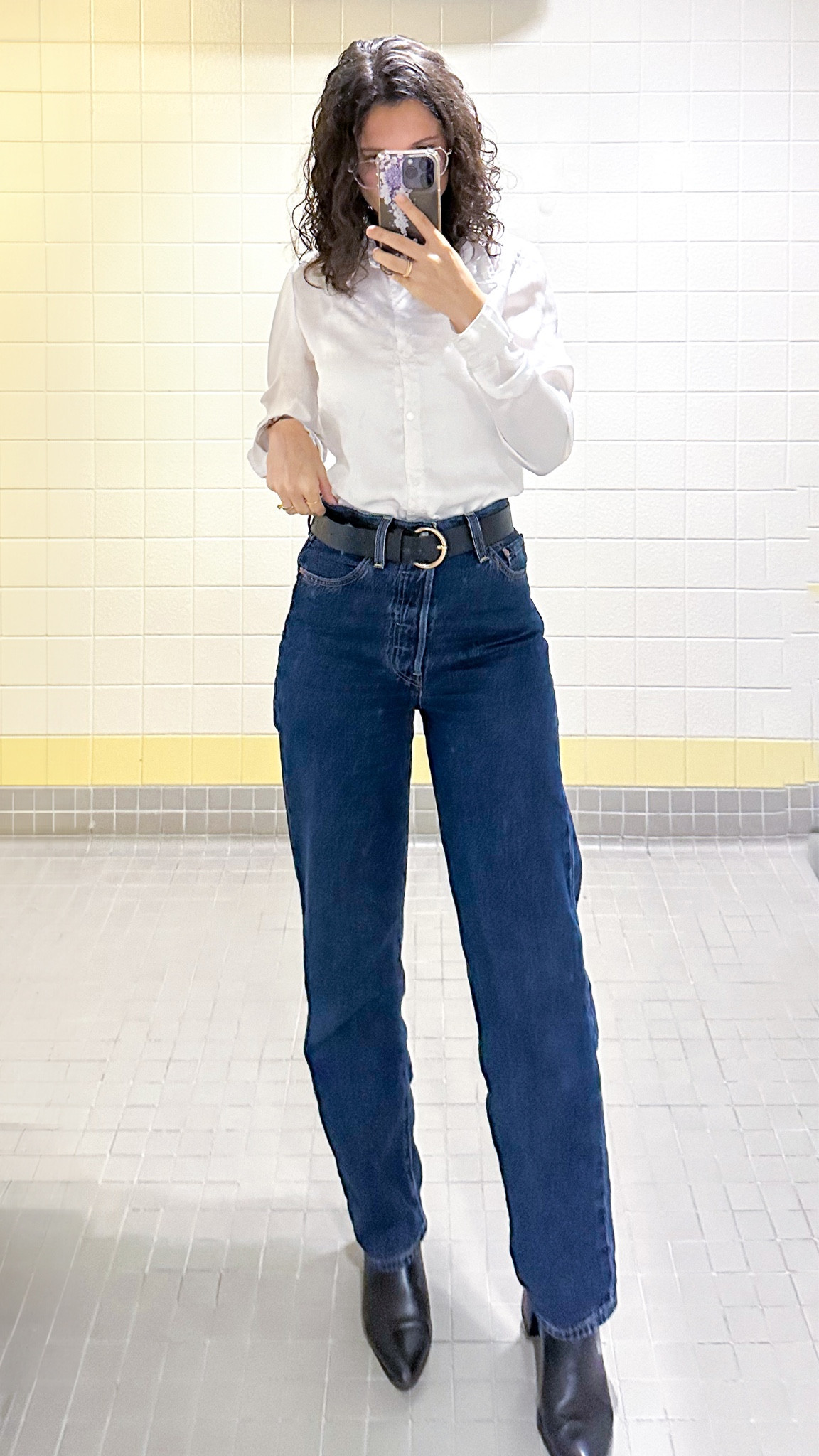 🇺🇸 Not pictured: the thermal layer so I can rock this cute look at work 🥶

#LTKSeasonal #LTKstyletip #LTKworkwear