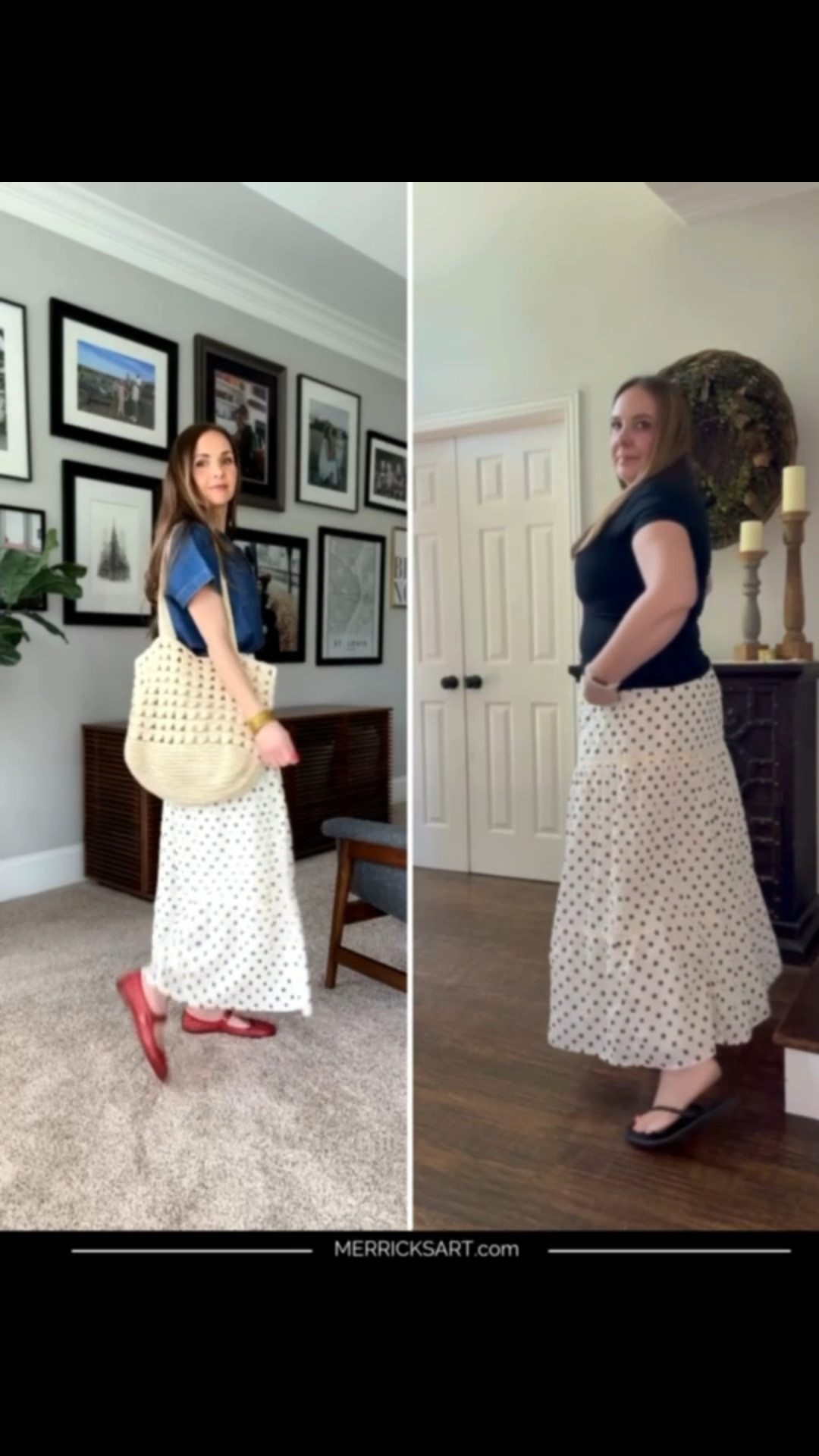 Twinning with Kristy
@abercrombie  skirt
I am a XS and Kristy is in a large

Paired with @pumiey tee (xl)  and @oldnavy denim top (s). @Target  sandals and @samedelman jellies 

#LTKMidsize #LTKootd #LTKgrwm