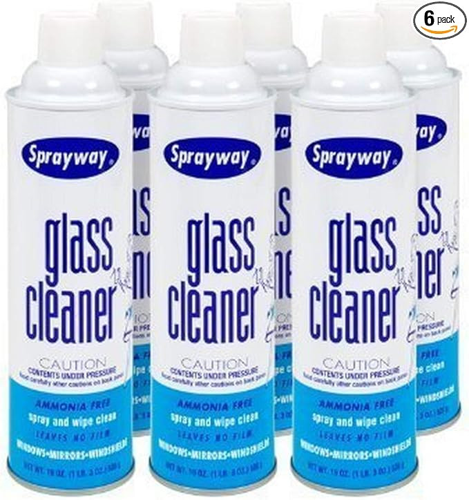 Sprayway Glass Cleaner - 6 Cans | Amazon (US)