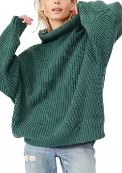 Free People Swim Too Deep Turtleneck Sweater | Belk