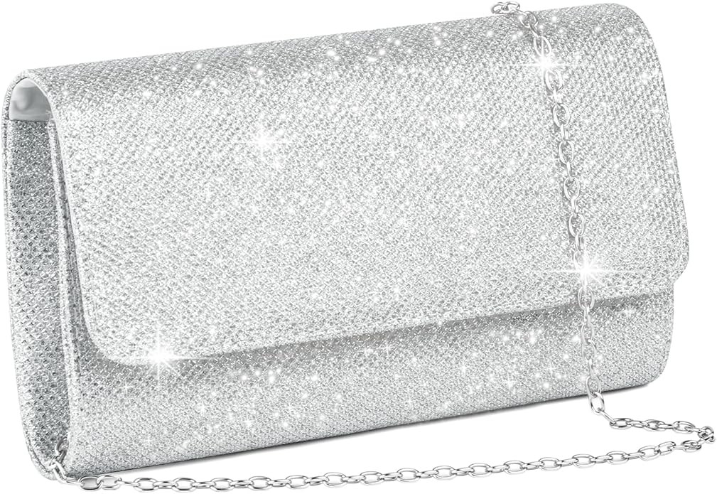OSDUE Women Evening Bag, Rhinestone Clutch, Glitter Evening Bag, Sparkling Handbag for Prom, Wedd... | Amazon (US)