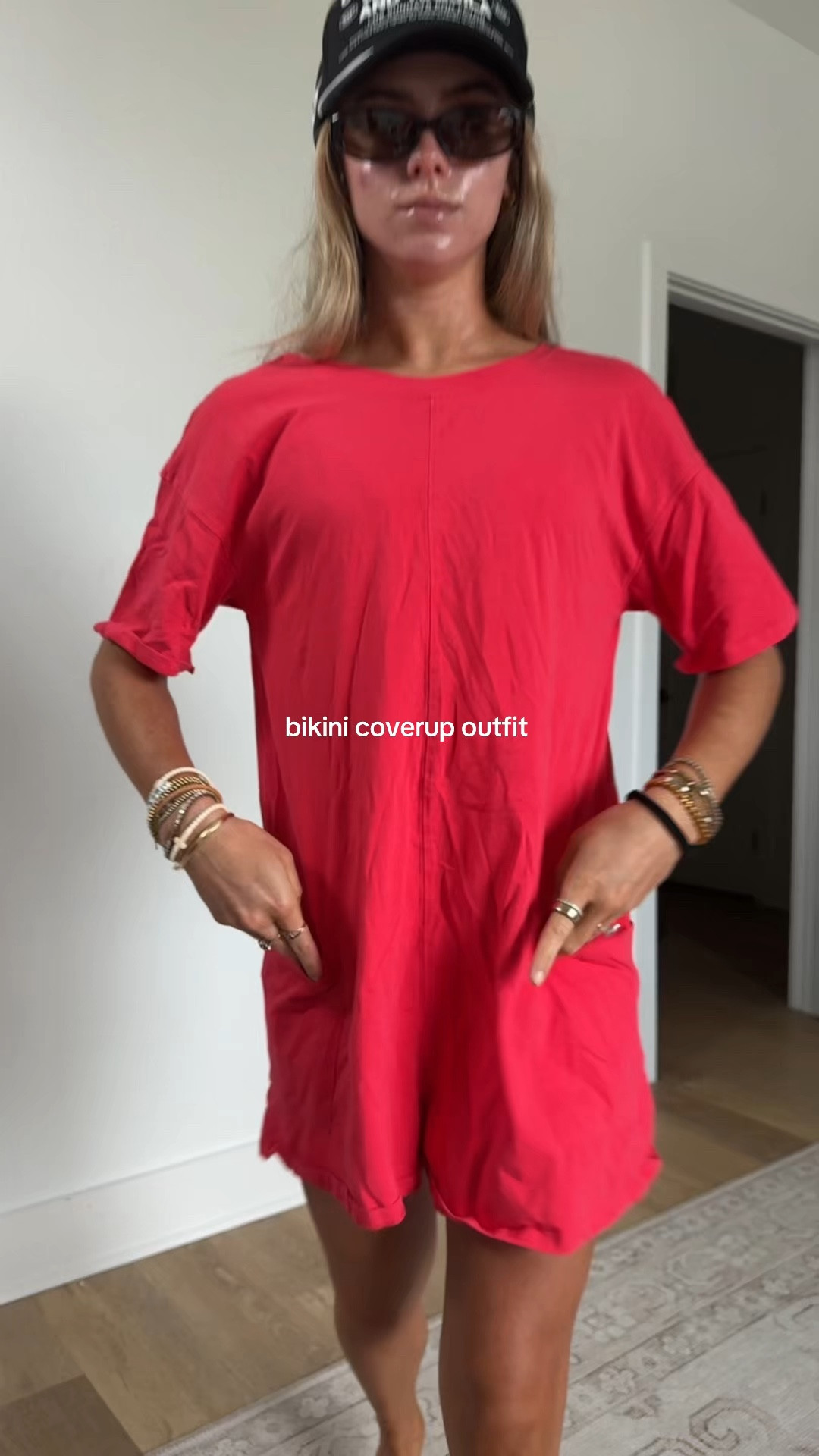 Amazon size XS Lianlive Summer Romper for Women Oversized Short Sleeve Athletic T-Shirt Tee Rompers Casual Reversible Workout Overalls

#LTKootd #LTKSwim #LTKSeasonal
