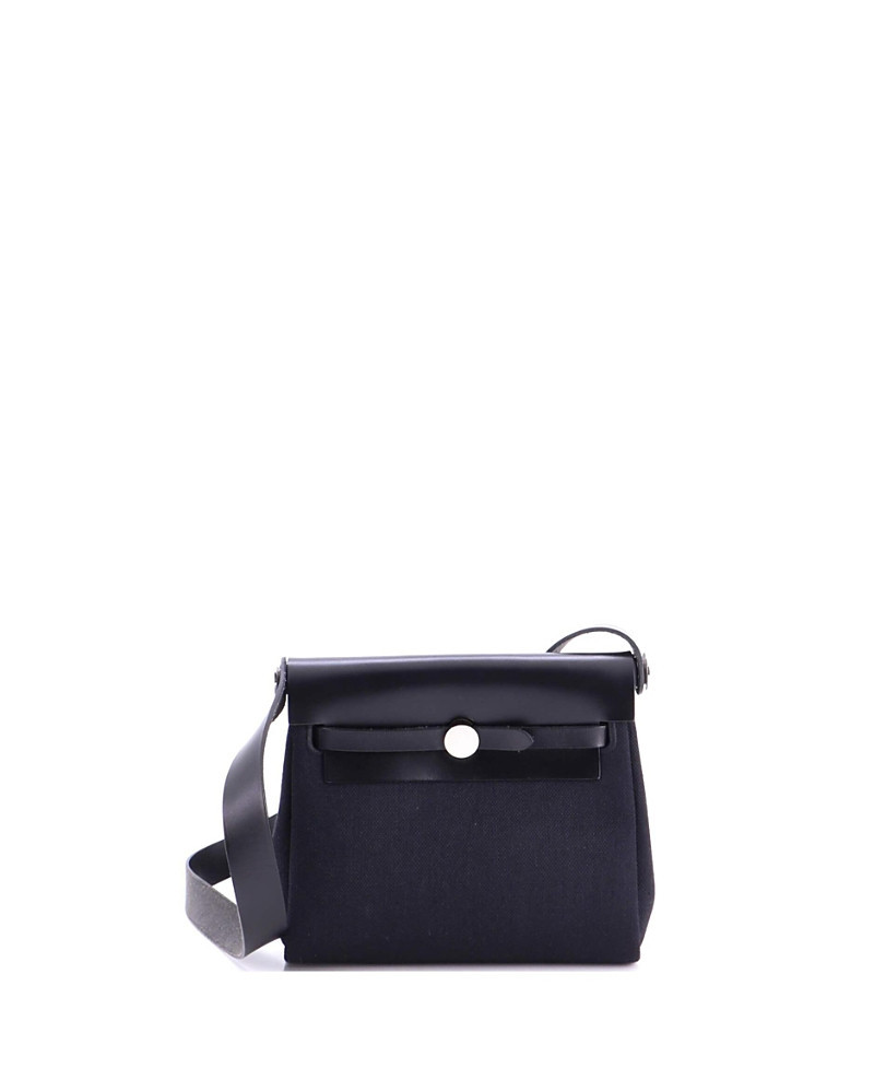 Pre-Owned HERMES 20 Herbag Zip Toile and Leather | Bloomingdale's (US)