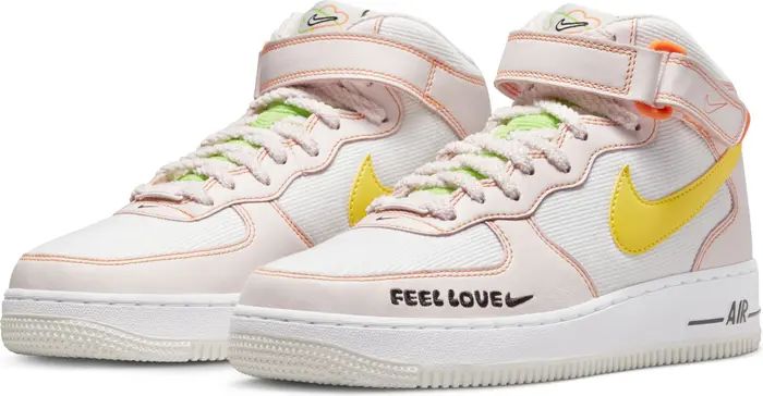 Air Force 1 Mid Feel Love Sneaker (Women) | Nordstrom