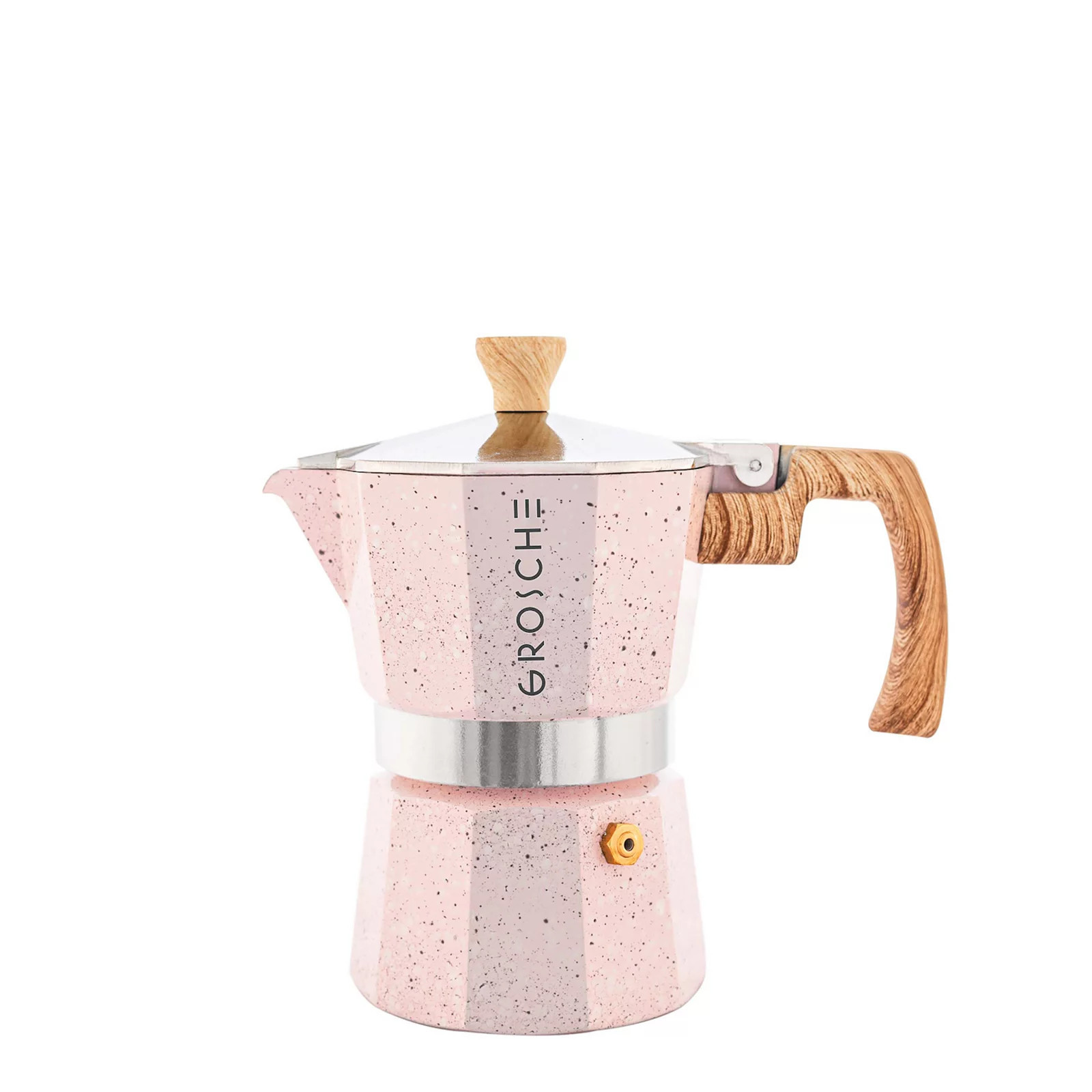 GROSCHE Milano Stone Stovetop Espresso 3-Cup Moka Pot Coffee Maker, Blush Pink | Kohl's