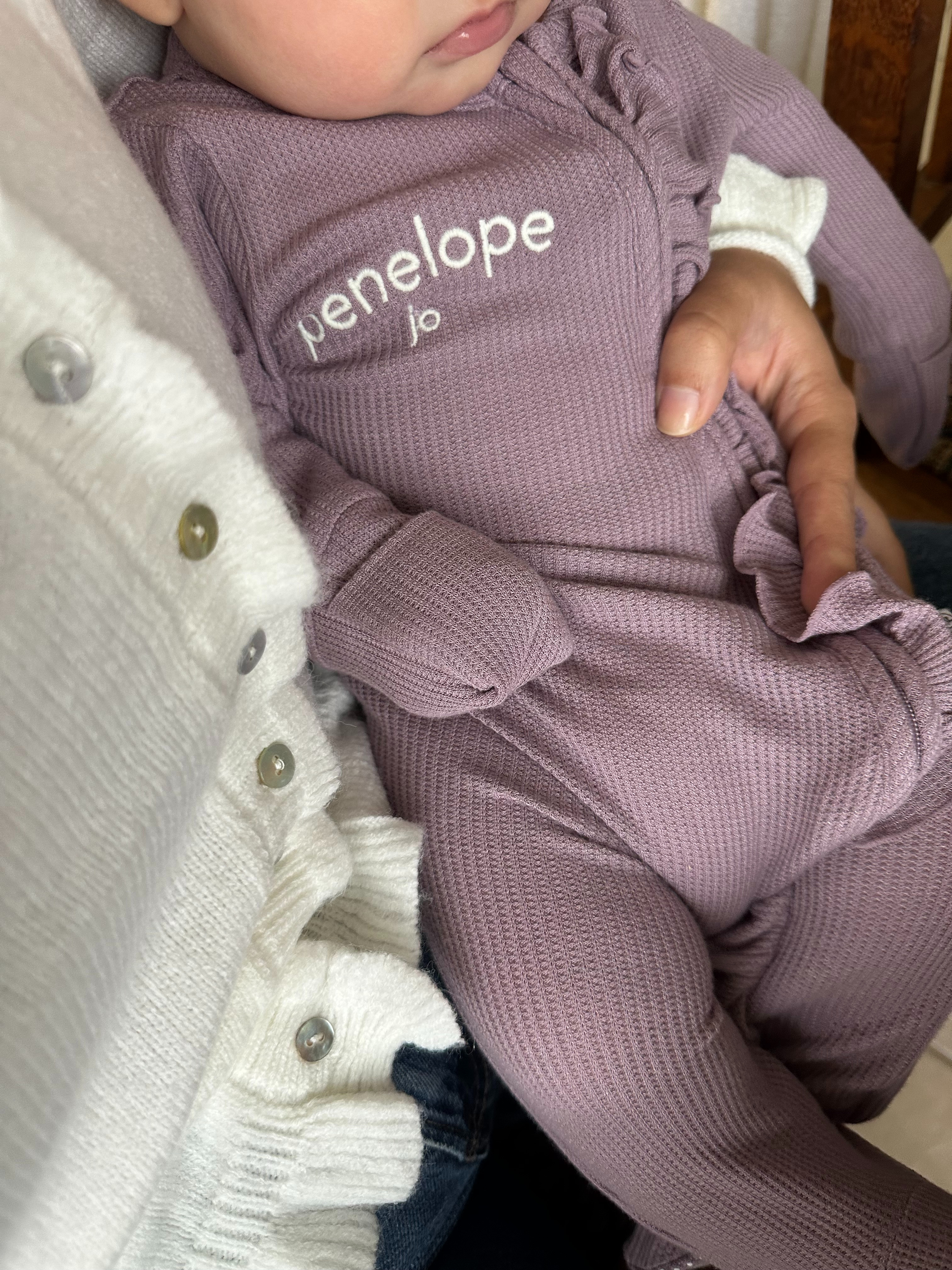 Waffle zipper footie, personalized gift, gift idea for babies, customized bamboo footies 

 #LTKGiftGuide #LTKHoliday #LTKBaby