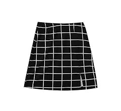 Floerns Women's Casual Split Hem High Waisted Mini Bodycon Plaid Skirt | Amazon (US)
