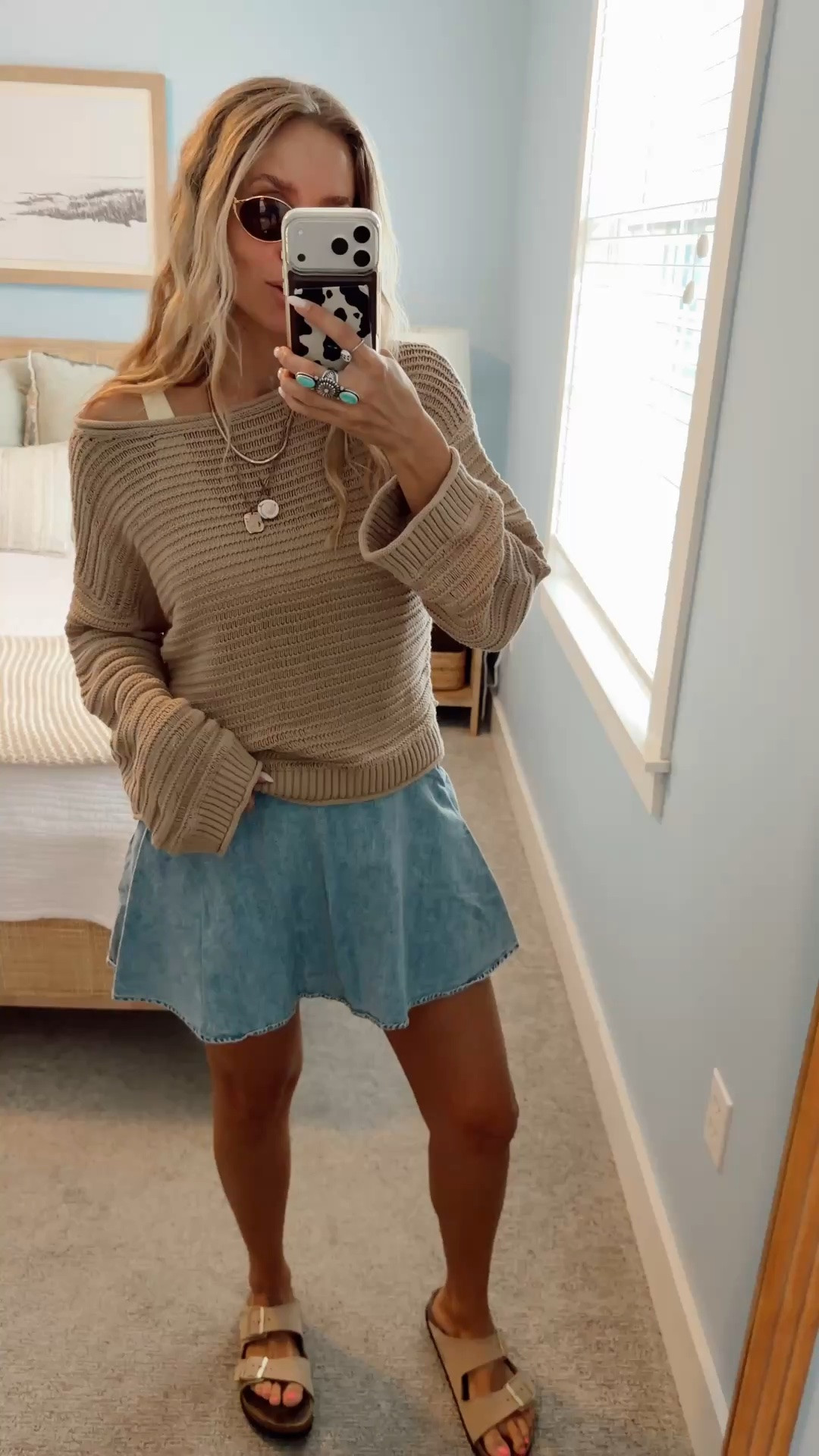 🤍 Effortless beach outfit perfect for pool days or vacation 🤍 the sweater is 50% off rn! 

Wearing my tts (small / 4) 

5’5” // 120 lbs

#LTKootd #LTKdayinmylife #LTKSwim