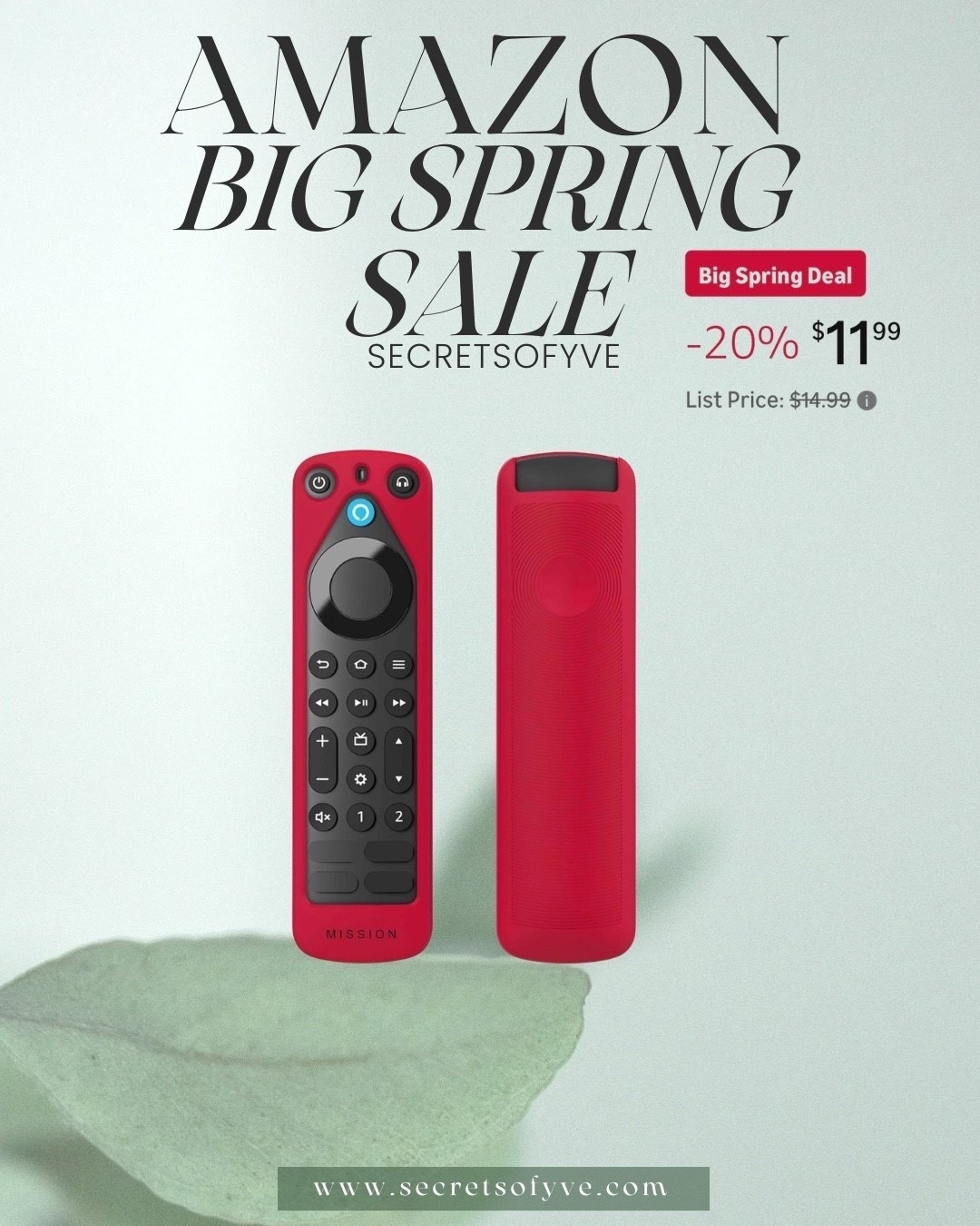 SecretsofYve: Finally found a way to keep my remotes intact because my kiddos are.. 😅 Amazing deals with the @amazon Spring Salee
#Secretsofyve #ltkgiftguide
Always humbled & thankful to have you here.. New posts daily at 3pm & 4:15pm EST. 
CEO: PATESI Global & PATESIfoundation.org
@secretsofyve : where beautiful meets practical, comfy meets style, affordable meets glam with a splash of splurge every now and then. I do LOVE a good sale and combining codes! #ltkstyletip #ltksalealert #ltku #ltkplussize #ltkmidsize #ltkover40 #ltkpetite #ltktall secretsofyve

#LTKMens #LTKSeasonal #LTKHome