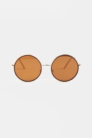 Lizzie Oversized Round Sunglasses | Francesca's