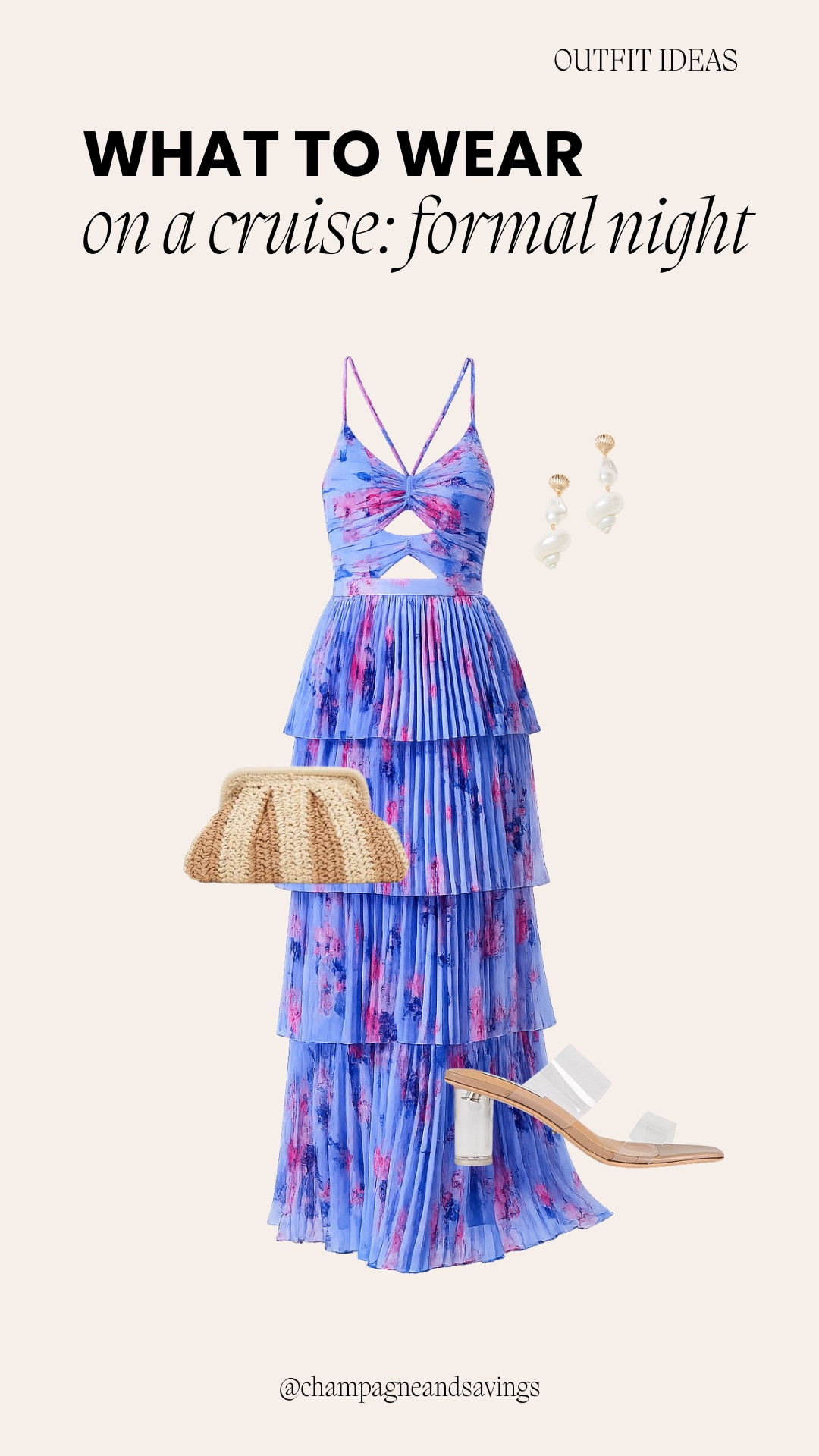 Cruise outfit, formal night

#LTKTravel #LTKSeasonal #LTKootd