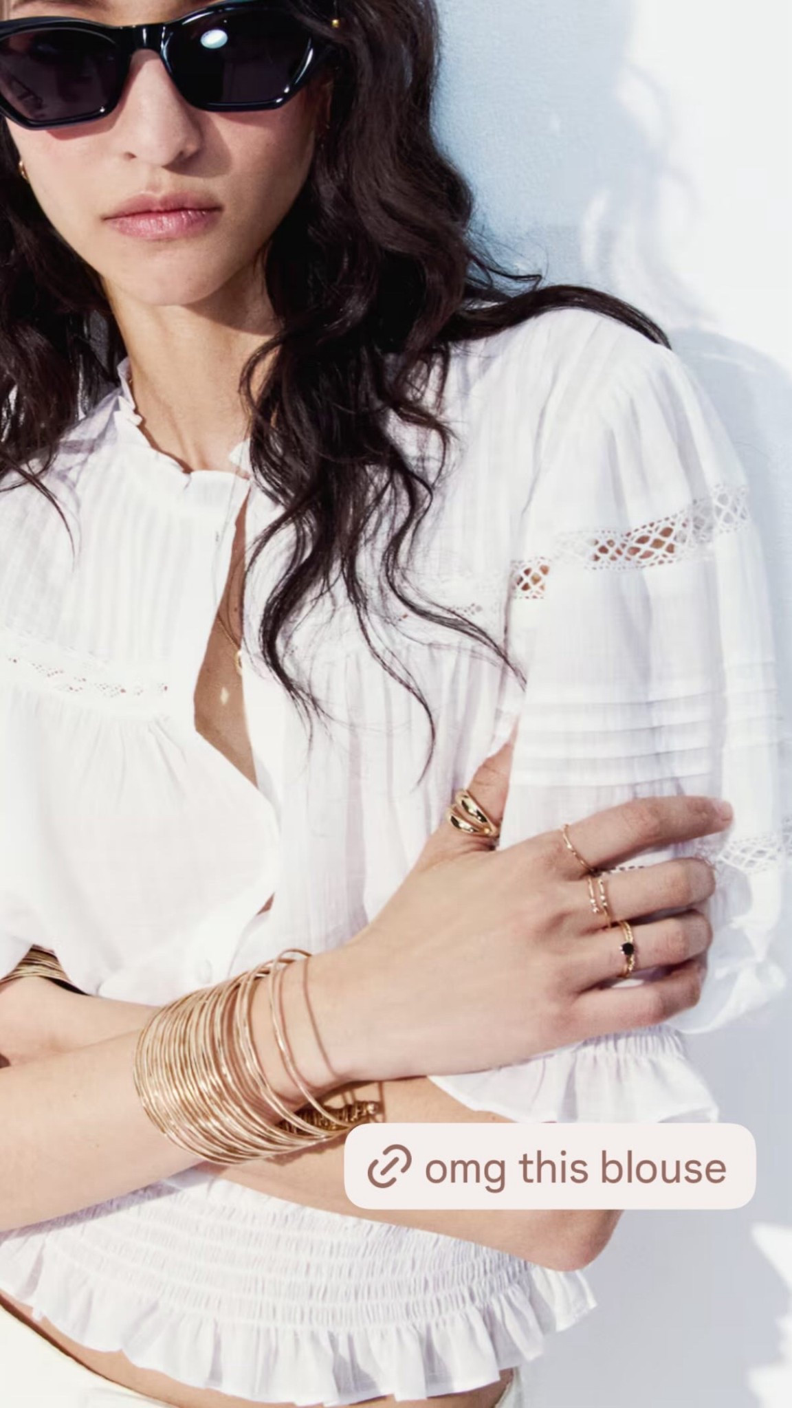 Obsessed with this light white blouse for all summer long! 

#LTKSeasonal #LTKootd #LTKSaleAlert
