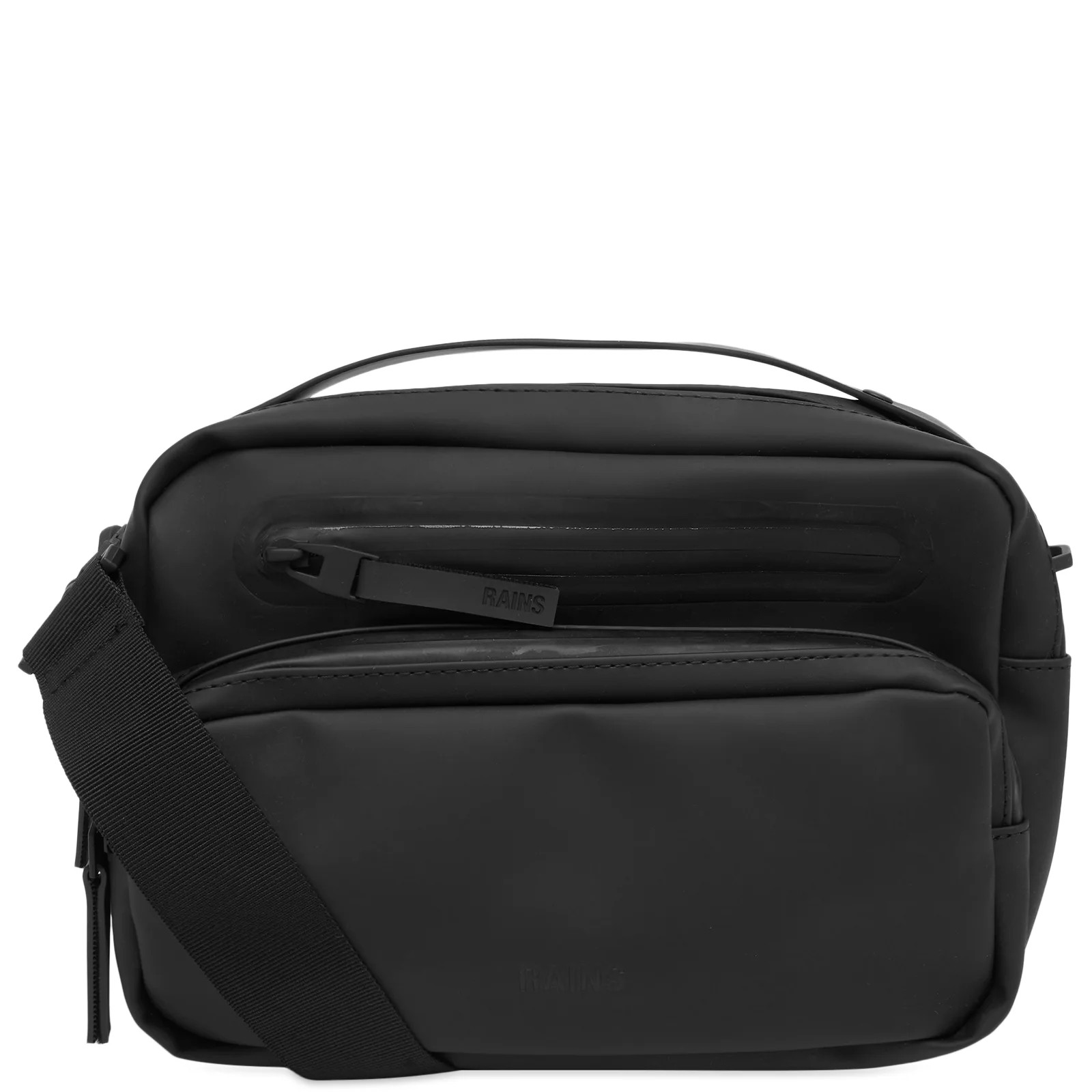 RAINS Men's Cargo Box Bag Black | END. Clothing