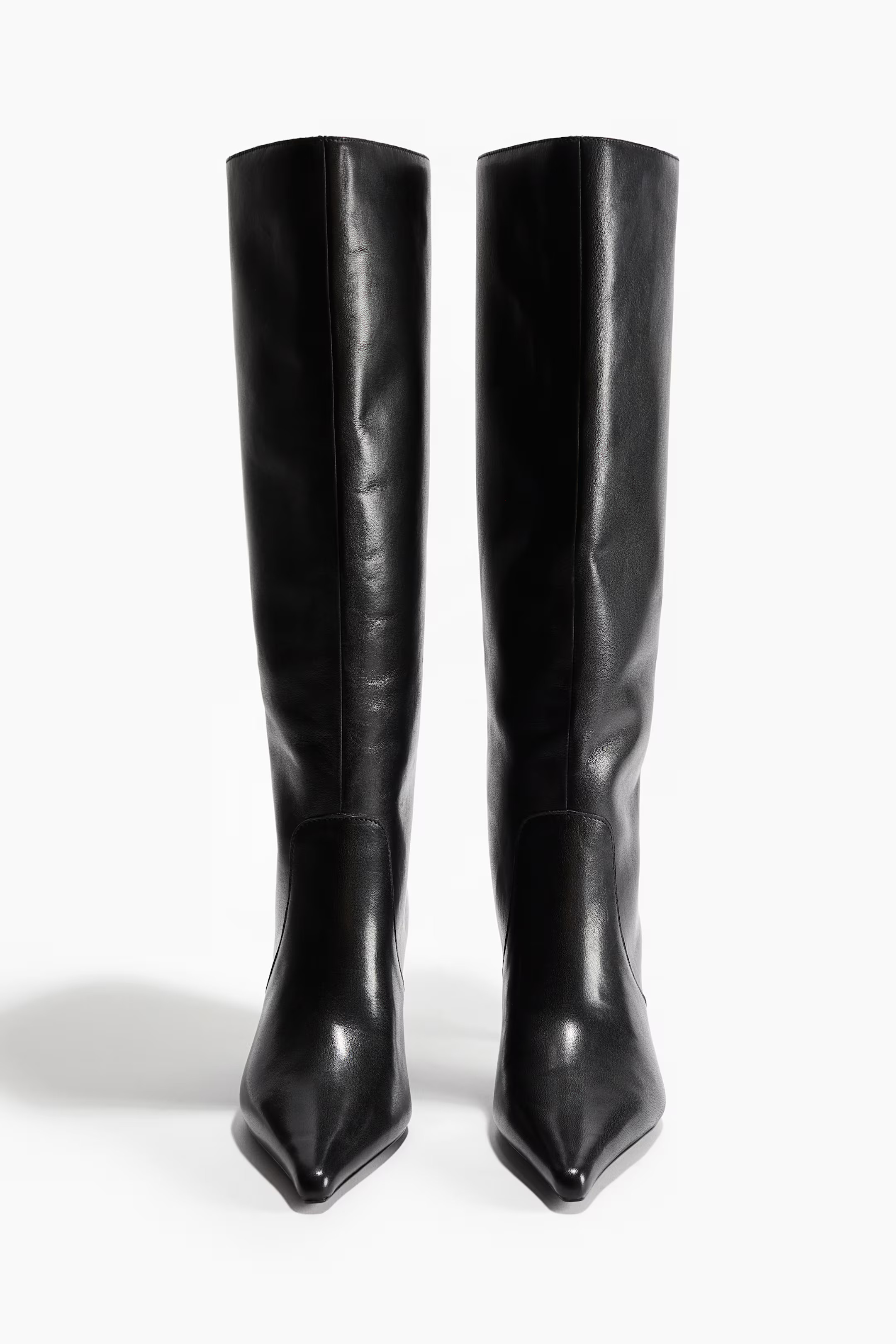 Knee-High Leather Boots | H&M (US + CA)