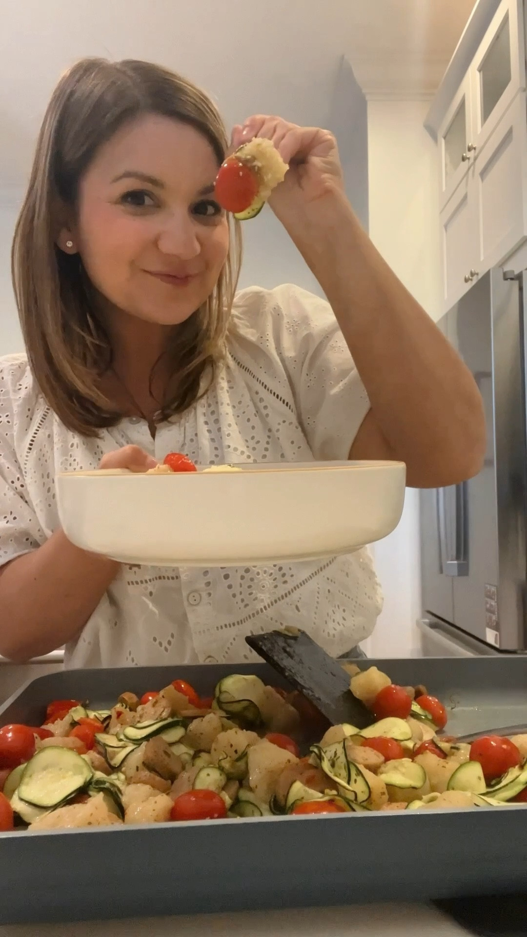 The best nontoxic nonstick sheet pan + my mandolin and low bowls! My top is old but I linked similar ones too 🫶🏼

#LTKGiftGuide #LTKhome #LTKfindsunder100