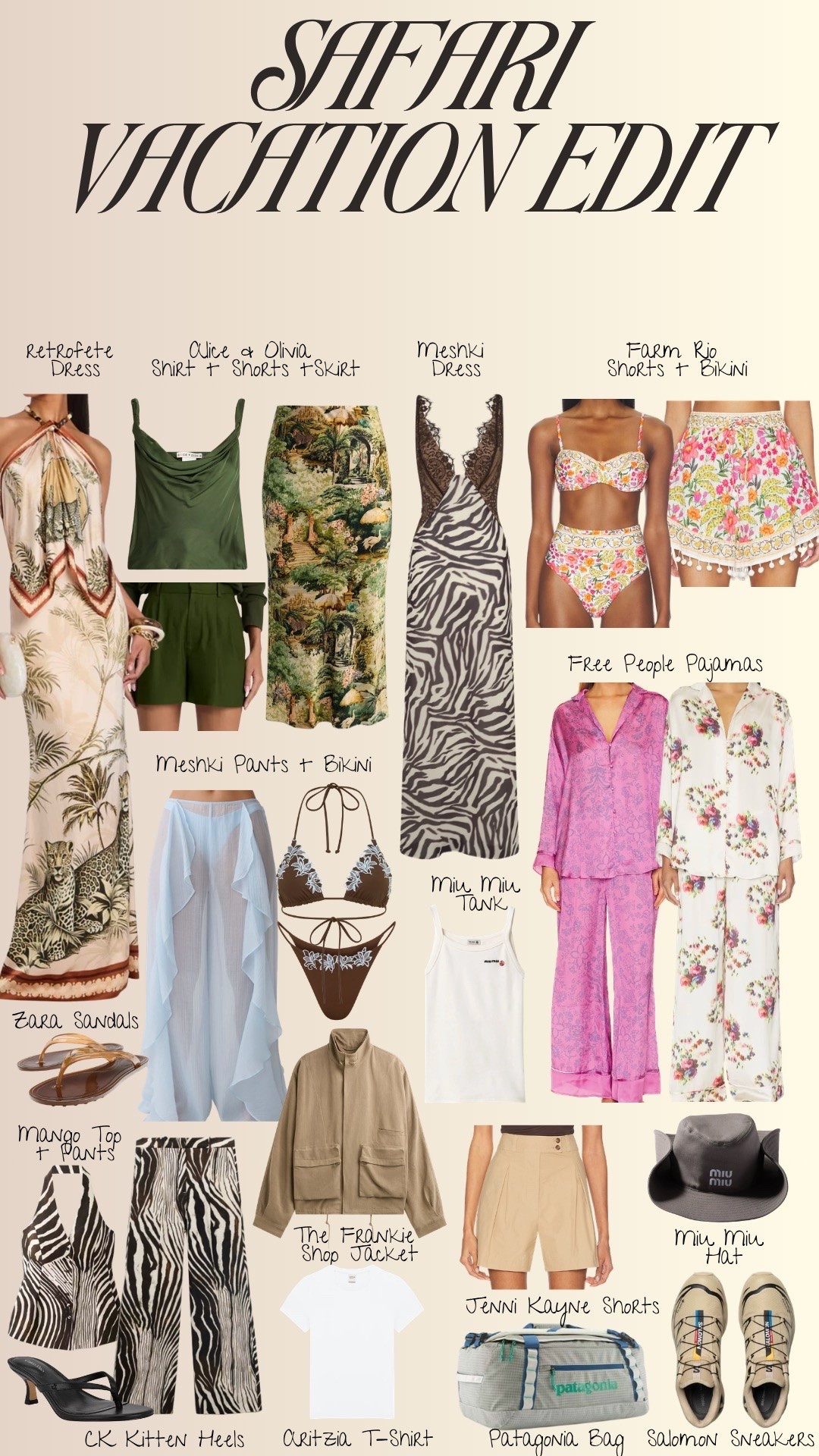 Linked all my fits for vacation & safari here!

#LTKTravel