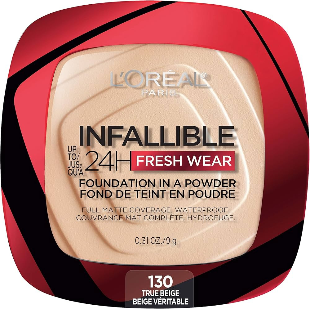 L'Oreal Paris Makeup Infallible Fresh Wear Foundation in a Powder, Up to 24H Wear, Waterproof, Tr... | Amazon (US)