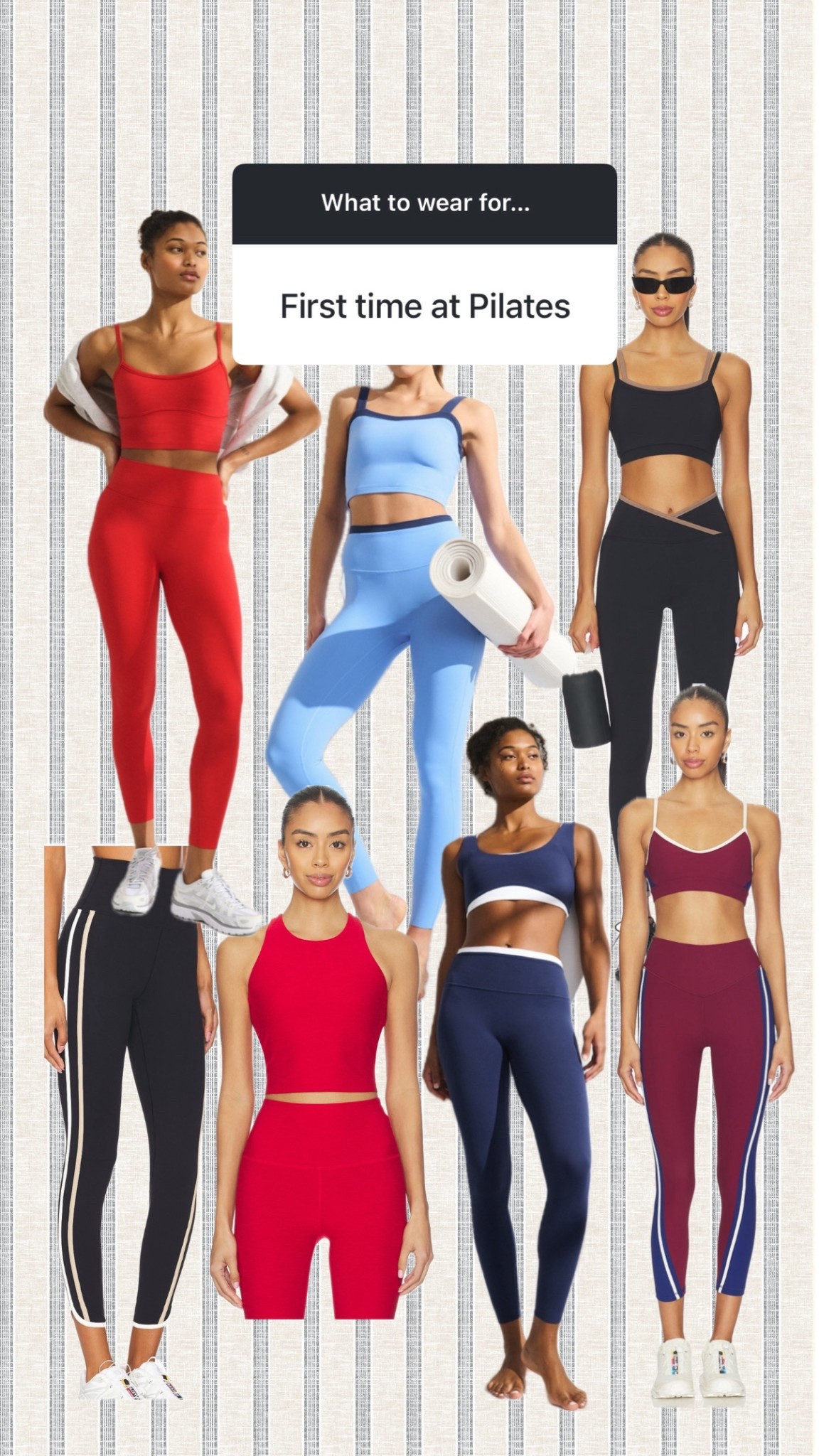 What to wear for - Pilates! 

#LTKTravel #LTKfitnessgoals #LTKActive